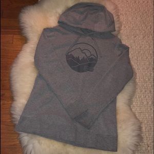 Burton Gray Hoody Size Medium